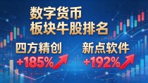 数字货币板块牛股排名最新汇总,涨幅前10名谁在底部谁已飞天