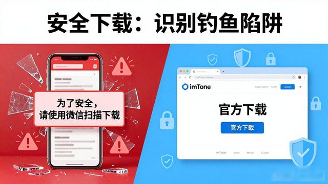 imToken钱包下载安全 用这3招科技防钓鱼