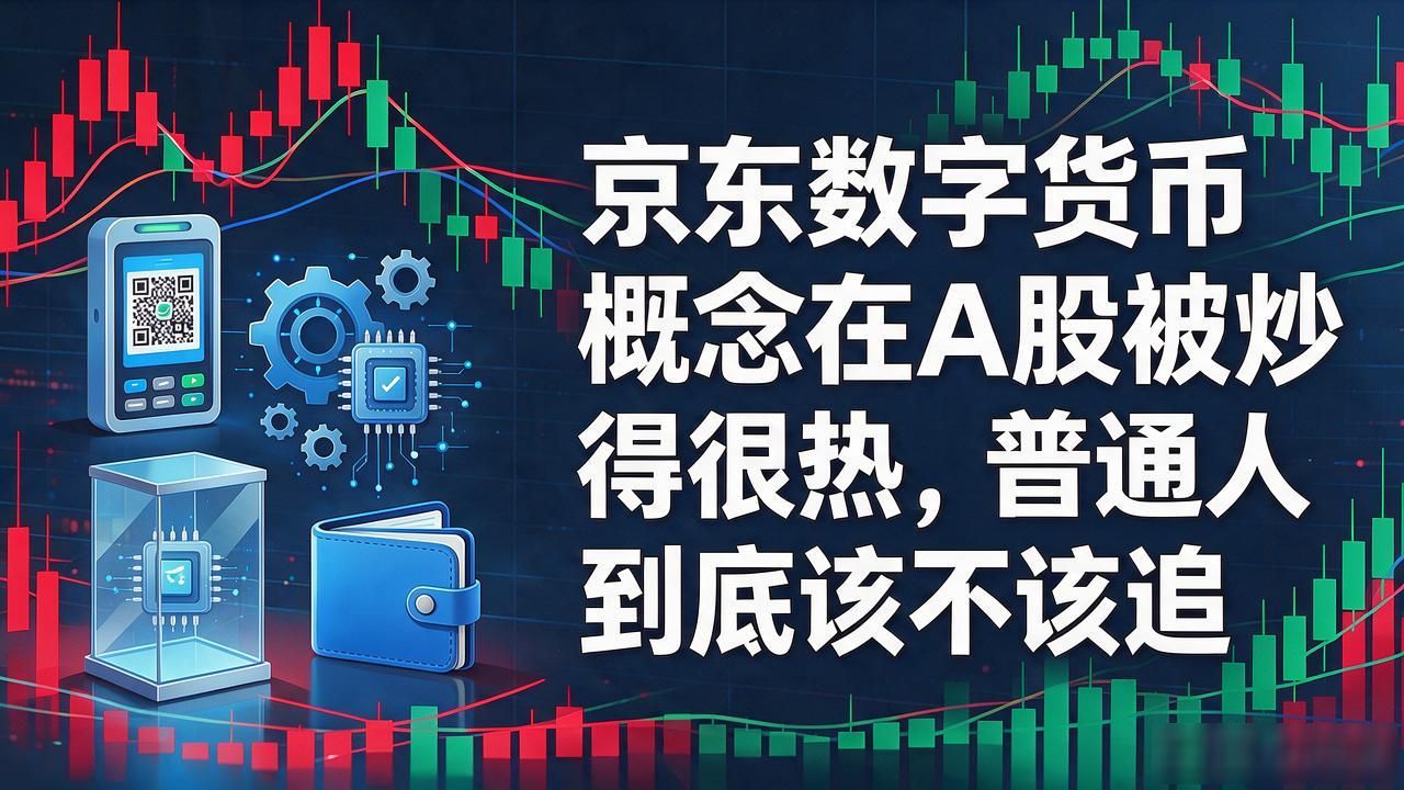 京东数字货币概念在A股被炒得很热,普通人到底该不该追