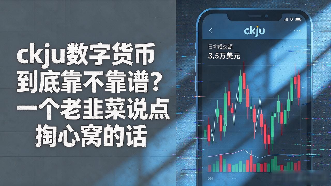 ckju数字货币到底靠不靠谱?一个老韭菜说点掏心窝的话