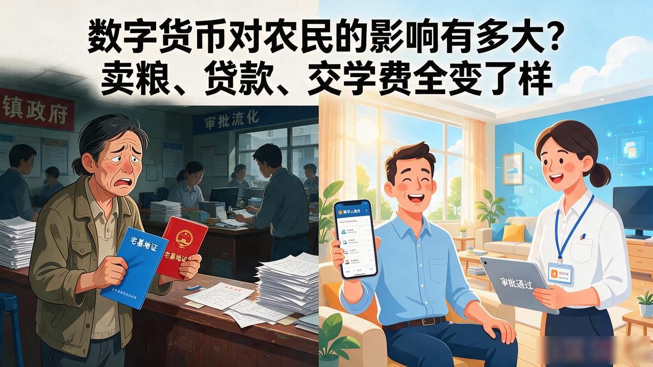 数字货币对农民的影响有多大?卖粮、贷款、交学费全变了样